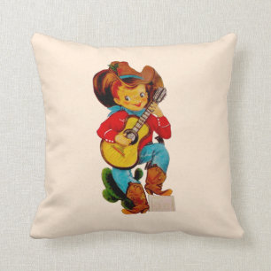 Sjungande Cowboyunge Kudde