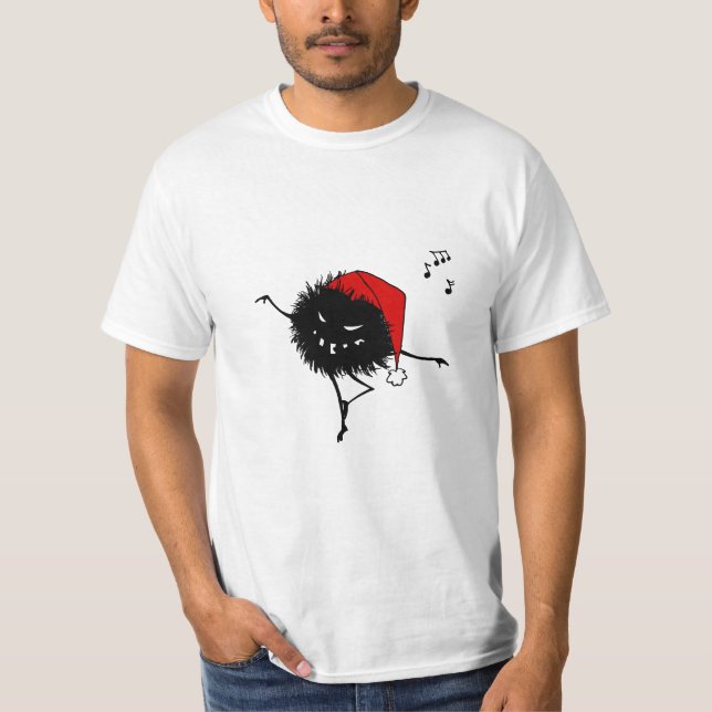 Sjungande dans ont julkryp t-shirt (Framsida)