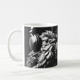 Sjungande fågel kaffemugg