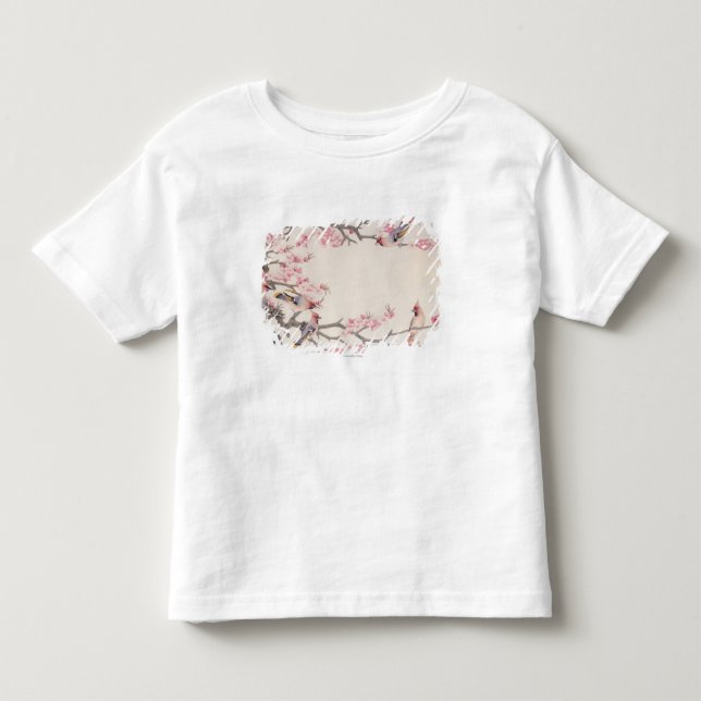 Sjungande fåglar i vår tee shirt (Framsida)