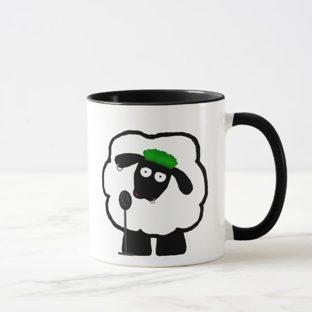 Sjungande fårmugg mugg (Höger)