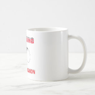 SJUNGANDE FLICKA KAFFEMUGG