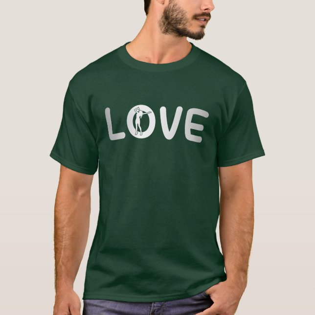 sjungande kärleksfamilj t shirt (Framsida)