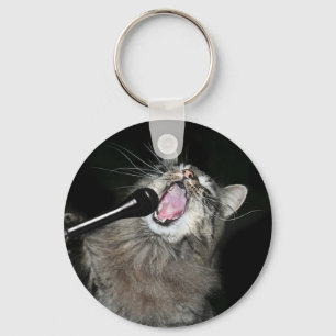 Sjungande katt nyckelring