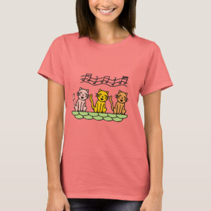 Sjungande katter Tshirts och gåvor