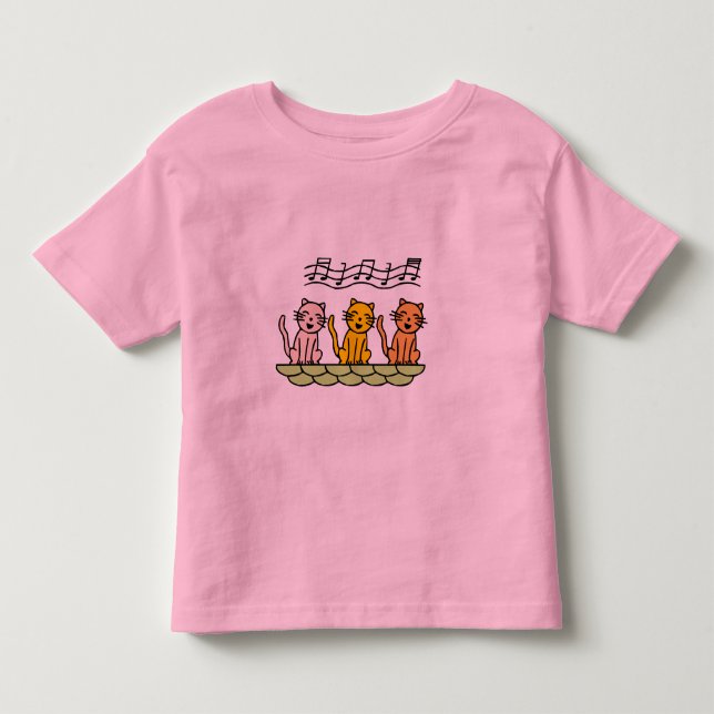Sjungande katter Tshirts och gåvor (Framsida)