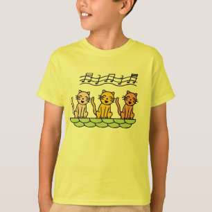Sjungande katter Tshirts och gåvor