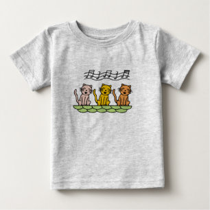 Sjungande katter Tshirts och gåvor