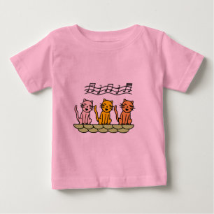 Sjungande katter Tshirts och gåvor