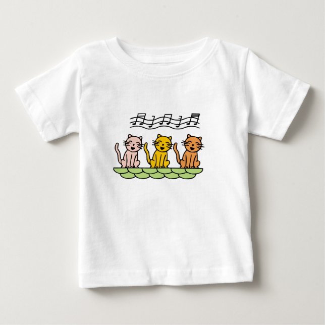 Sjungande katter Tshirts och gåvor (Framsida)