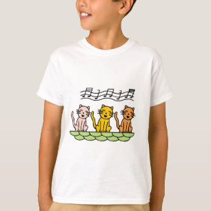 Sjungande katter Tshirts och gåvor