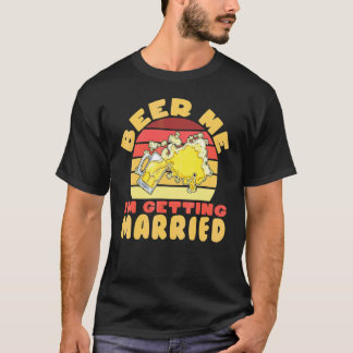 Sjungande Möhippa Bachelor Öl Jag Blir Gift T Shirt
