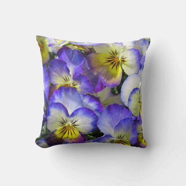 Sjungande Pansies kudder Kudde (Framsida)