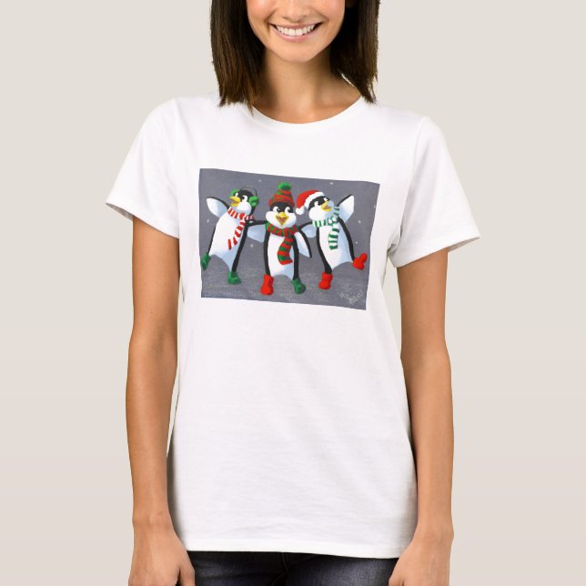 Sjungande pingvin t shirt (Framsida)