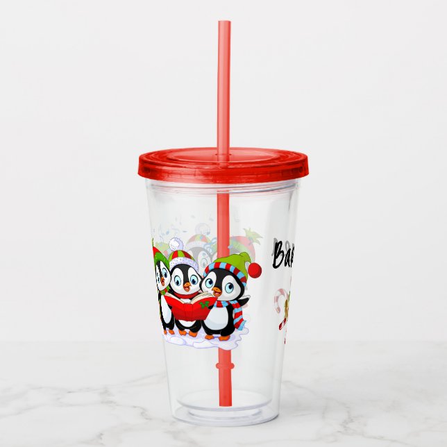 Sjungande pingviner  take away mugg (Framsida)