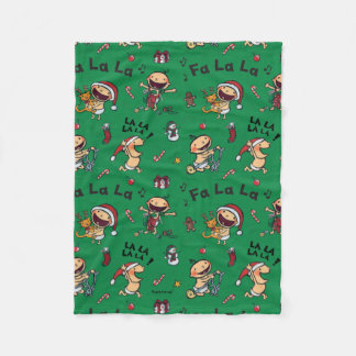 Sjungande sångmönster för baby fleecefilt