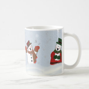 Sjungande snögubbear klassiker 11 uns kaffemugg