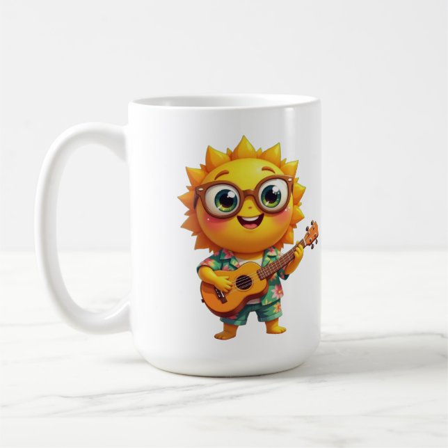 Sjungande sol kaffemugg (Vänster)