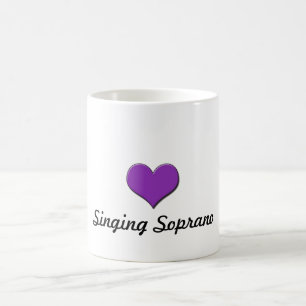 Sjungande sopranmugg kaffemugg