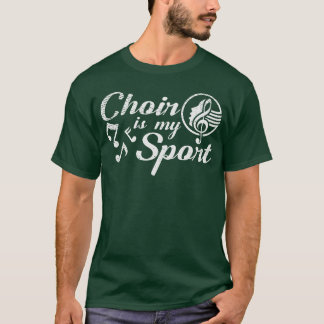 Sjungande Sport Musikal Kör Reperationer Visa vän T Shirt