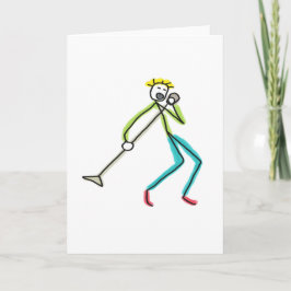 Sjungande Stickman Kort