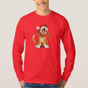 Sjungande t-skjorta för lycklig Tjut-i-dagar T-shirt