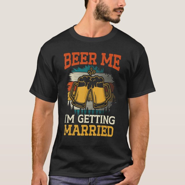 Sjungbachelorfest Fästman Förlovning för Brudgum 1 T Shirt (Framsida)