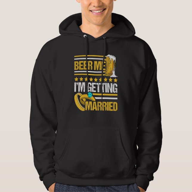 Sjungbachelorfest Fästman Förlovning för Brudgum 5 Hoodie (Framsida)