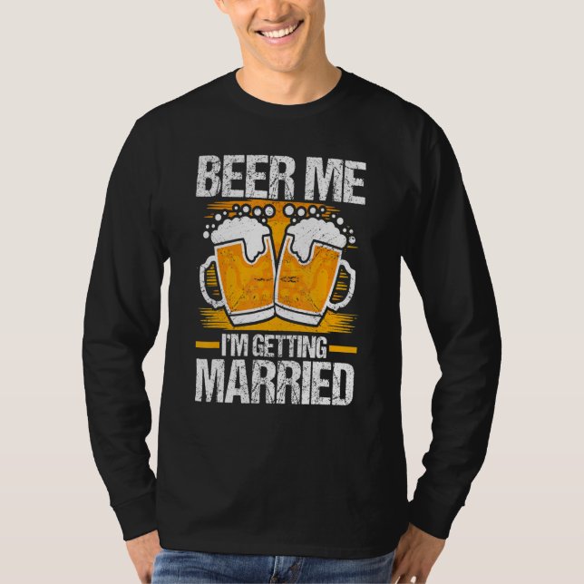 Sjungbachelorfest Förlovning för Brudgum 8 T Shirt (Framsida)