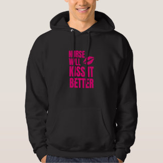 Sjungbrudsfest Busig Sjuksköterske Dräkt flickor k Hoodie