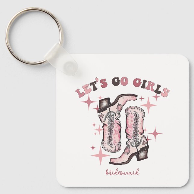 Sjungbrudsgåva Nu kör vi tjejer! Nyckelring (Framsida)