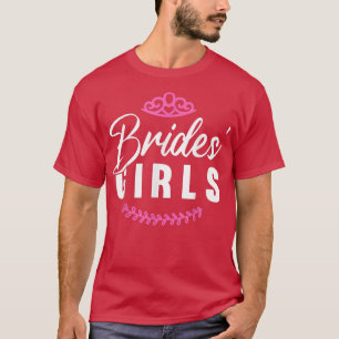Sjungmö Hjältebröllop Gift Brud Bakbröllop Brud-ti T Shirt