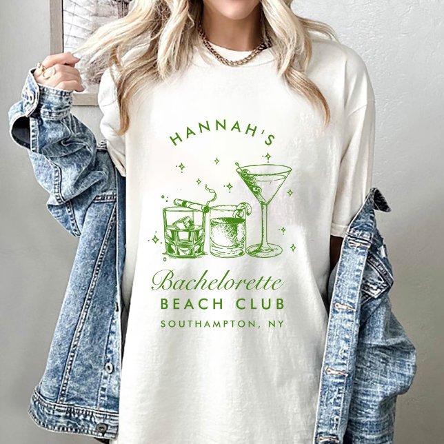 Sjungmö Retro Modern Minimalist Brudtärna T Shirt (Skapare uppladdad)