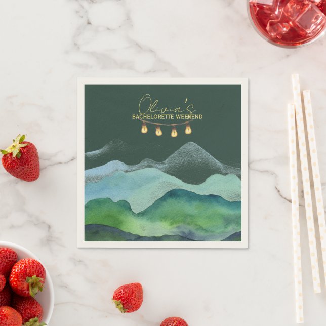 Sjungmöhippa på läger pappersservett (Insitu)