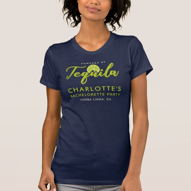 Sjungningsfest Förstärkt av Tequila Anpassad T Shirt (Framsida)