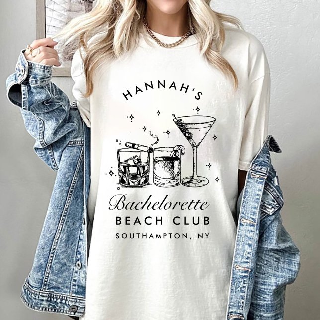 Sjungningsfest Retro Modern Minimalist Brudtärna T Shirt (Skapare uppladdad)