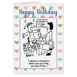 Sjungor till en kund. Hett Chocolate Sång Hälsningskort