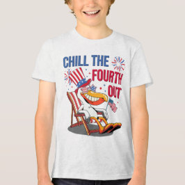 Sjunk in i fjärde juli med rolig patriotisk pelika t shirt