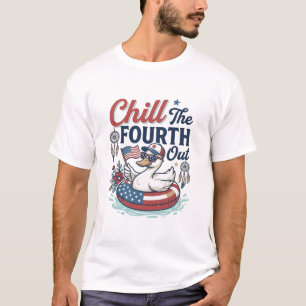 Sjunk In I Fjärde Ut Patriotisk Anka Vektor Tröja_ T Shirt