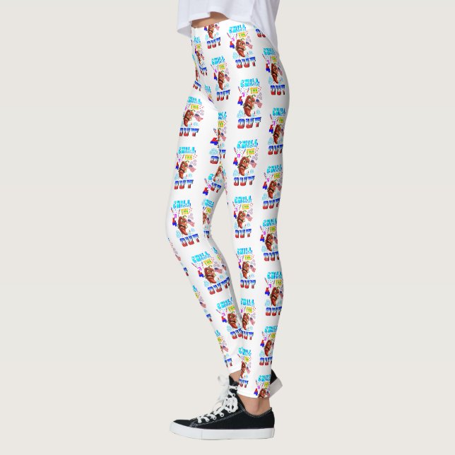 Sjunk ner den 4:e leggings (Vänster)