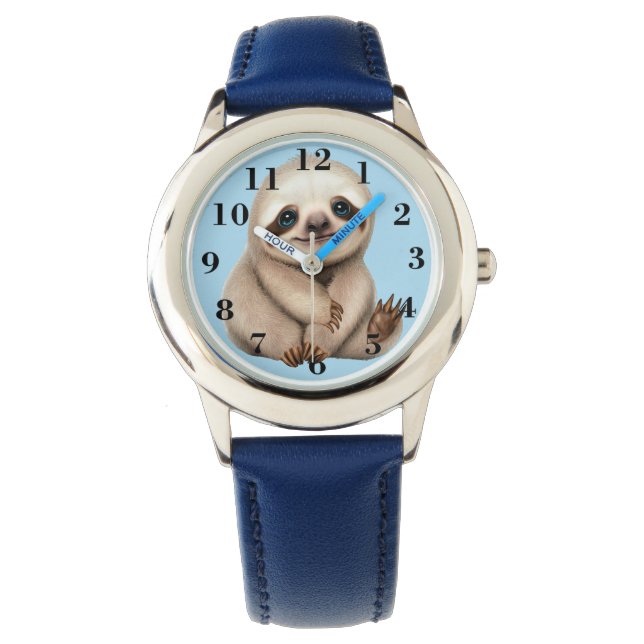 Sjunk numrerad armbandsur (Framsida)