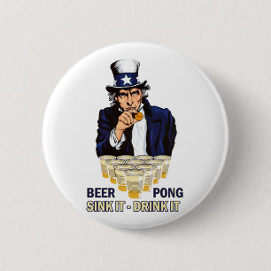 Sjunka det drinken det Abe Lincoln Knapp