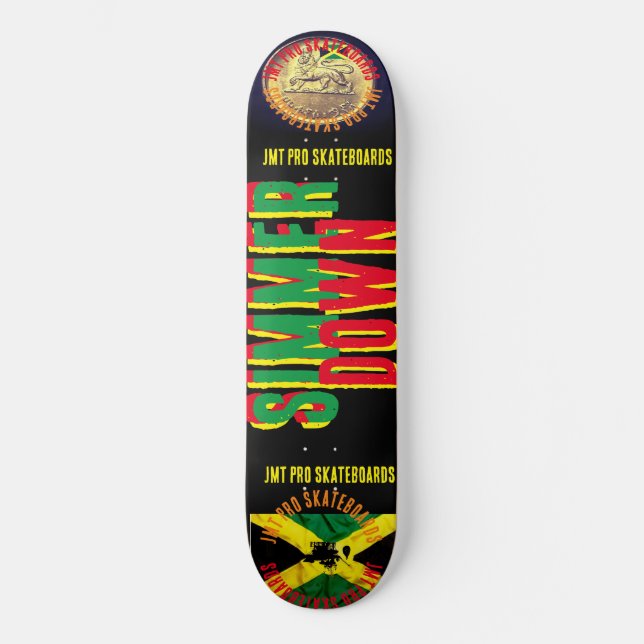 Sjunka JMT 8 1/4" Skateboarddäck Mini Skateboard Bräda 18,5 Cm (Framsida)