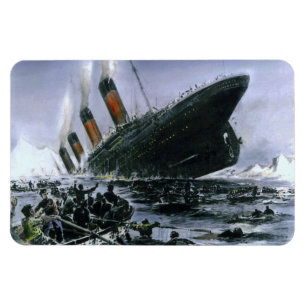 Sjunka Titanic RMS Magnet