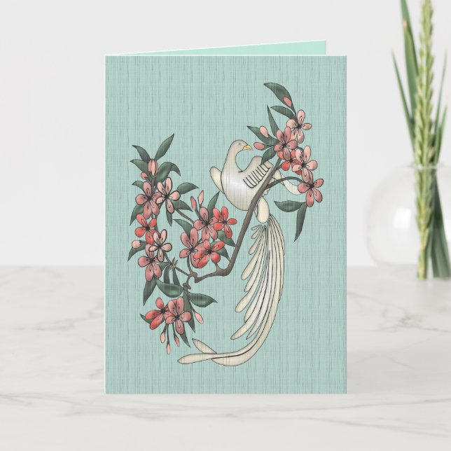 Sjunkande fågel kort (Framsida)