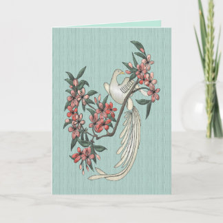 Sjunkande fågel kort