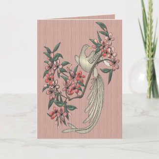 Sjunkande fågel kort