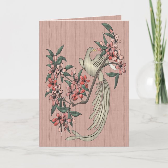 Sjunkande fågel kort (Framsida)