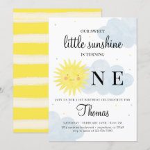 Sjunkande födelsedagsinbjudan till pojke eller fli