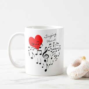 Sjunkande hjärta Kärlek är lustigt i Luft Kaffemugg
